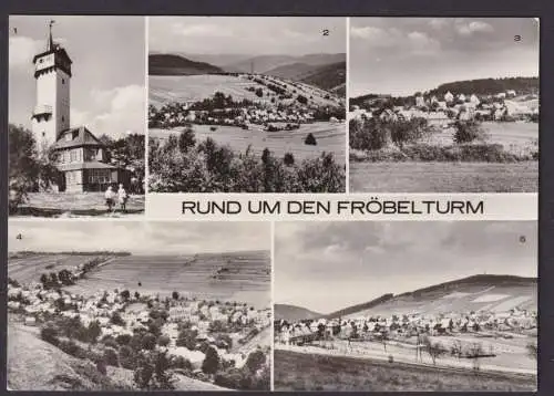 Ansichtskarte Oberweißbach Thüringen Luftkurort Thüringer Wald Fröbelturm