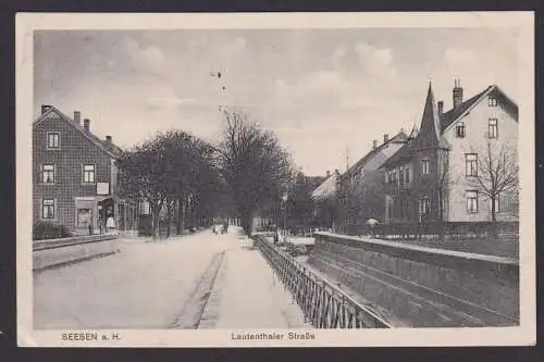 Ansichtskarte Seesen Niedersachsen Lautenthaler Strasse Feldpost n. Eschwege