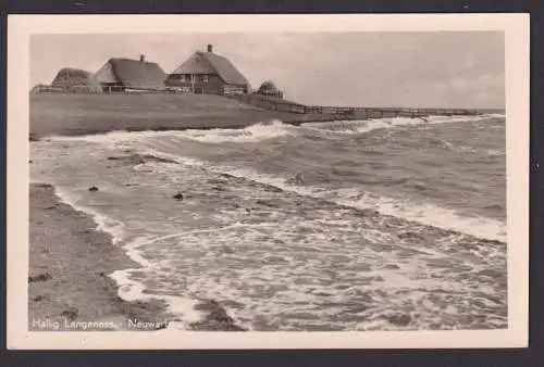 Ansichtskarte Hallig Langeness Neuwart Schleswig Holstein Nordfriesland Meer