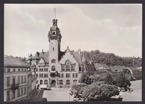 Ansichtskarte Waldheim Sachsen Rathaus Verlag Bild und Heimat Reichenbach