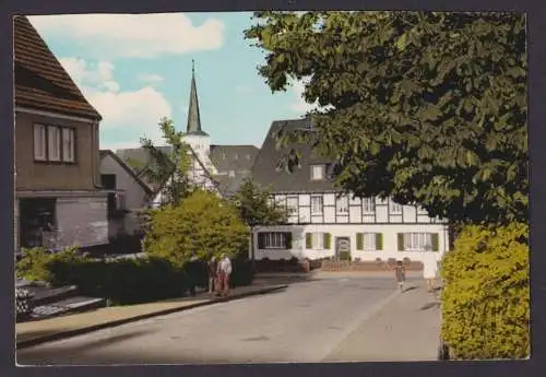 Ansichtskarte Halver NRW Strassenansicht Fachwerkhaus n. Essen