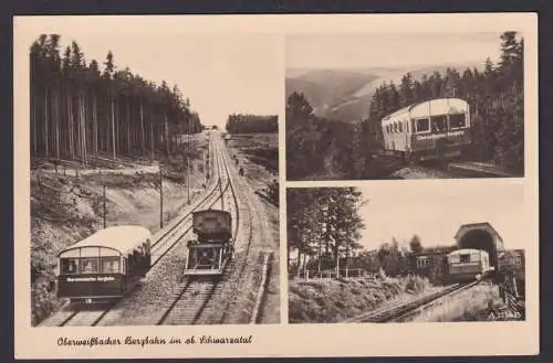 Ansichtskarte Oberweißbach Thüringen Thüringer Wald Schwarztal Oberweißbacher