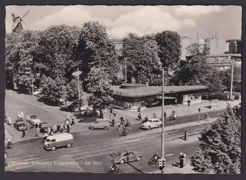 Ansichtskarte Bremen Sögestrasse /Am Wall Hapag Lloyd Reisebüro Verkehrs