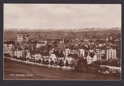 Ansichtskarte Kempten Bayern Allgäu Totalansicht