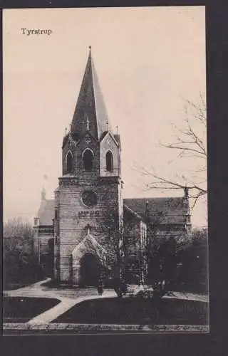 Ansichtskarte Tyrstrup Dänemark Kirche Verlag M. Lorenzen Christiansfeld