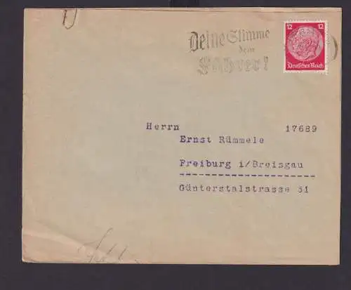 Worms Rheinland Pfalz Deutsches Reich Drittes Reich Brief SST Deine