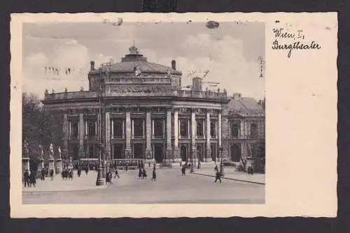 Ansichtskarte Wien Burgtheater Wien Der Führer in Wien