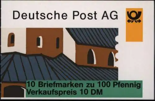 Bund Luxus Markenheftchen MH 32 oZ Sehenswürdigkeiten postfrisch MNH Kat. 25,00