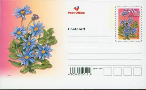 Südafrika Ganzsachen Blumen Set von 5 Postcards ohne Werteindruck 2003.