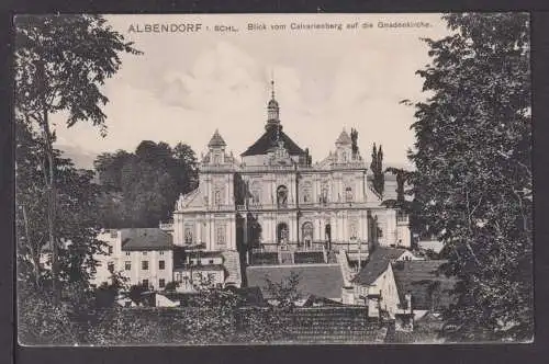 Ansichtskarte Albendorf Schlesien Ostgebiete Gnadenkirche 1919 Wien Österreich