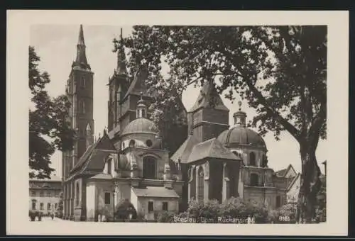 Ansichtskarte Breslau Schlesien Dom ungelaufen