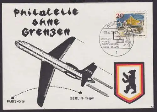 Flugpost Air Mail Berlin Philatelie ohne Grenzen Dt. Französiche Briefmarkken