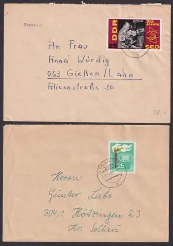 DDR Briefe Sammlung Nettes Lot 32 Belege u.a. Zusammendrucken Festpreis 50,00