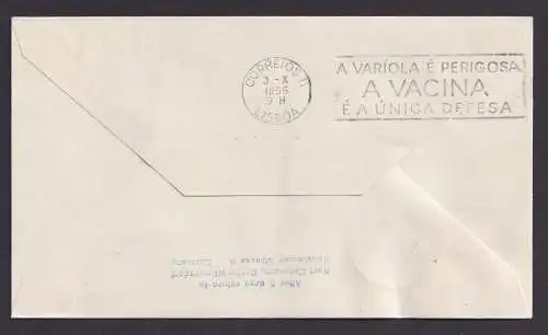 Flugpost Brief Air Mail Bundesrepublik Lufthansa Frankfurt Lissabon Portugal 55