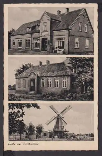 Ansichtskarten Rechtsupweg Niedersachsen Ostfriesland div Ansichten 1949