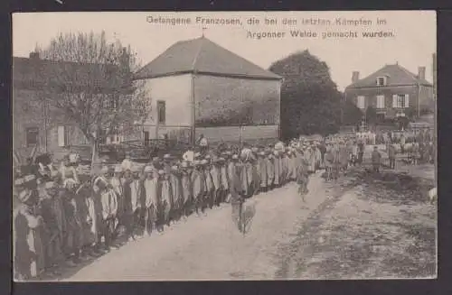 Ansichtskarte Zeitz Sachsen-Anhalt 1916 Gefangene Franzosen Argonnen Feldpost