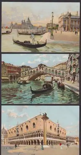 Ansichtskarten Venedig Italien Künstlerkarten Lot Sammlung 12 Stk.