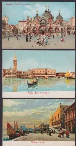 Ansichtskarten Venedig Italien Künstlerkarten Lot Sammlung 12 Stk.