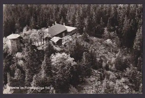 Ansichtskarte Kösseine Bayern Fichtelgebirge Luftbild Unterkunfthaus Pächter