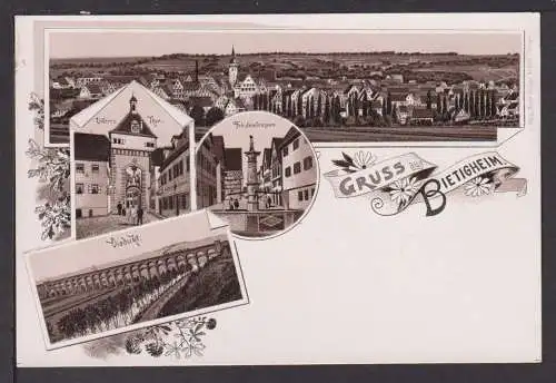 Ansichtskarte Bietigheim Baden-Württemberg Litho