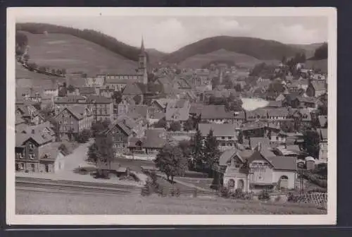 Ansichtskarte Furtwangen Totalansicht Kirche Schwarzwald Baden Württemberg