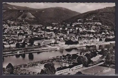 Ansichtskarte Eberbach Neckar Fluss Totalansicht Baden Württemberg nach