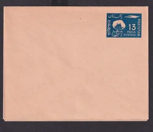 Flugpost Pakistan Ganzsache postal stationery cover 13 p.