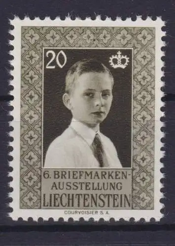 Liechtenstein 352 Vaduz Philatelie Briefmarken Ausstellung tadellos Kat. 5,00