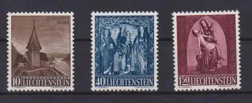 Liechtenstein 362-364 Weihnachten Ausgabe 1957 tadellos postfrisch Kat 25,00