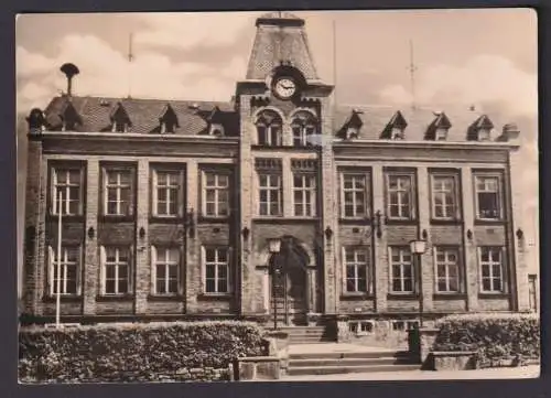 Ansichtskarte Limbach Oberfrohna Sachsen Ortsteil Rußdorf Schule