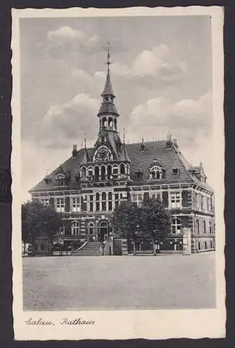 Ansichtskarte Calau Brandenburg Rathaus Verlag Otto Forwergck