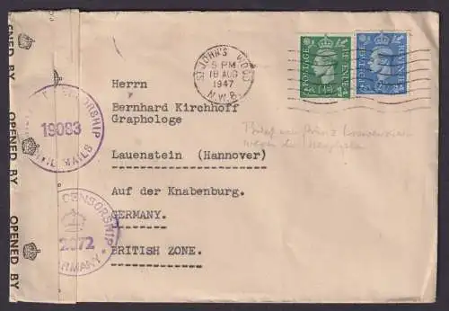 Großbritannien Brief Prince John of Loewenstein St. Johns Wood London Knabenburg