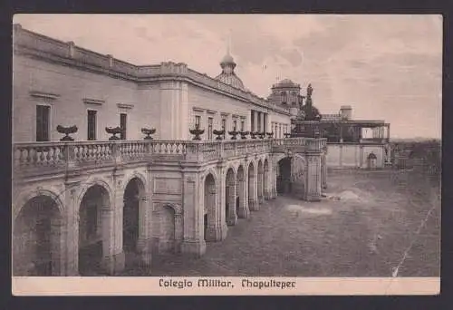 Chapulteper Ansichtskarte Mexico Militärschule Guadalajara