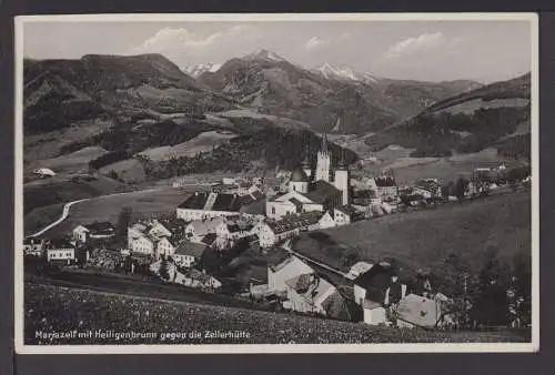 Ansichtskarte Mariazell Heiligenbrunn Zellerhütte SST Wien Philatelie Tag der