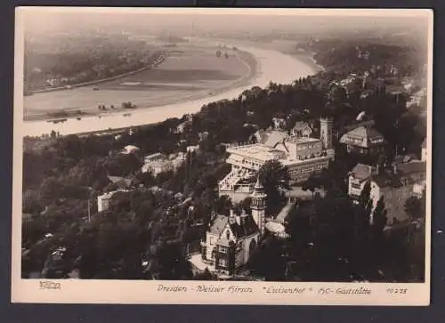 Ansichtskarte Dresden Sachsen Weisser Hirsch Gaststätte Luisenhof Verlag Walter