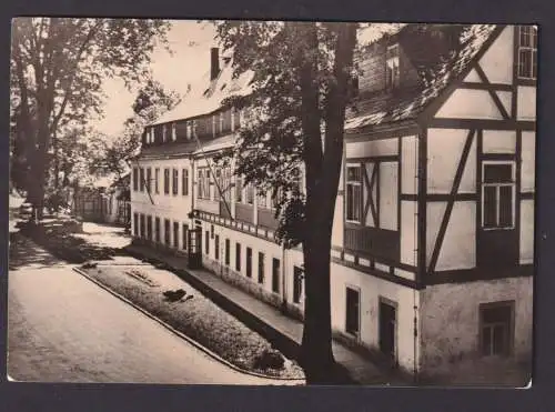 Ansichtskarte Wolkenstein Sachsen Kreis Zschopau Badehaus n. Dresden