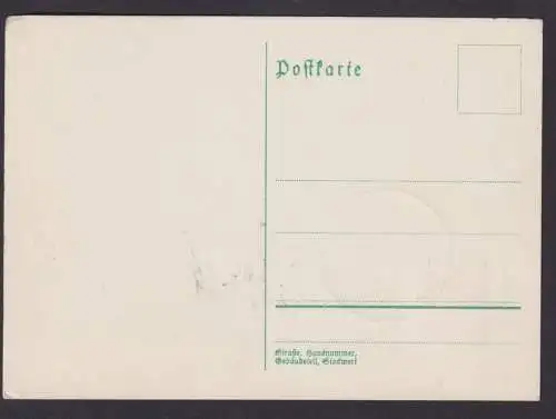 Deutsches Reich Postkarte Wiesbaden SST Philatelie Briefmarkenausstellung