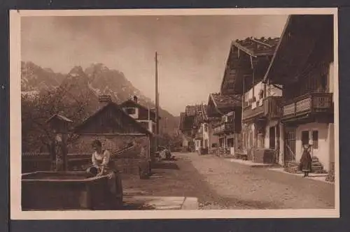 Ansichtskarte Garmisch Bayern Frühlingstrasse