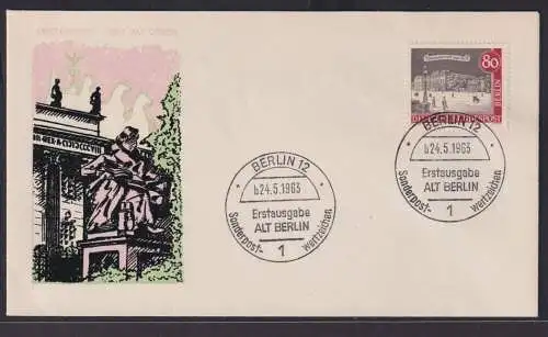 Berlin 12 Brief 80 Pfg. Alt Berlin 227 als FDC