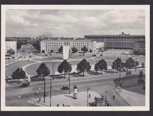 Flugpost Ansichtskarte Berlin Platz der Luftbrücke Denkmal