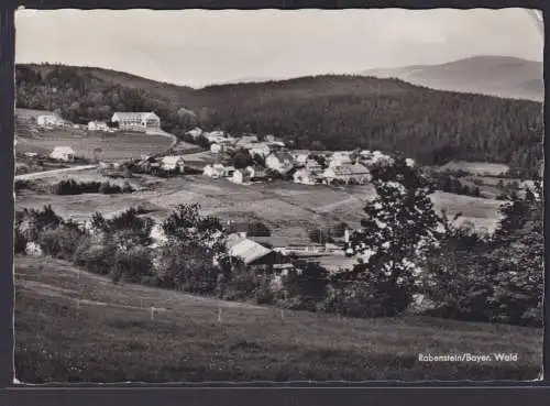 Ansichtskarte Rabenstein Totalansicht Landschaft Wald Berge Bayern nach Berlin