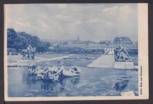 Flugpost Airmail Österreich schöner SST Messe Wien ROTUNDE Künstler Ansichtskart