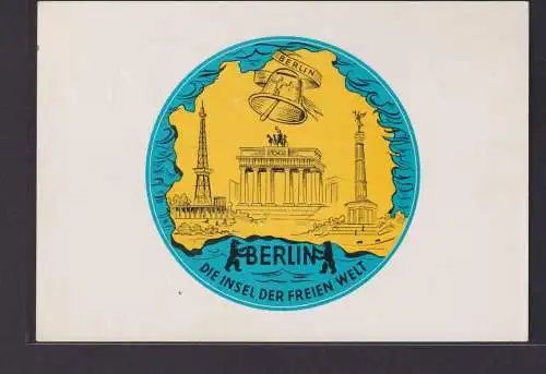 Berlin Brief tolle Karte Brandenburger Tor inter. SST NW 21 Frieden + Freiheit