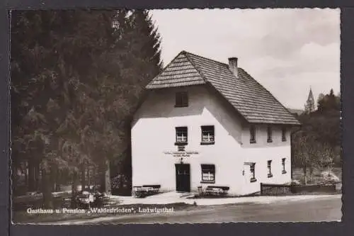 Ansichtskarte Ludwigsthal Bayer. Wald Bayern Pension Waldesfrieden