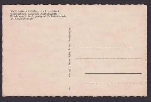 Ansichtskarte Latendorf Schleswig Holstein Erholungsort d. Heide Kreis Segeberg