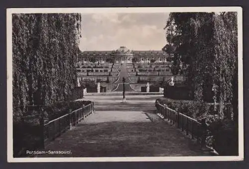 Ansichtskarte Potsdam Brandenburg Sanccouci Schloss ab Berlin