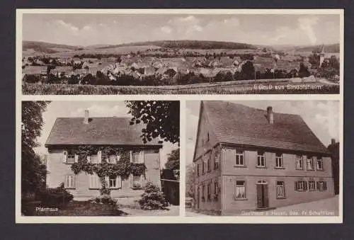 Ansichtskarte Sindolsheim Baden Württemberg Gasthaus Zum Hasen Inh. Schaffitzel