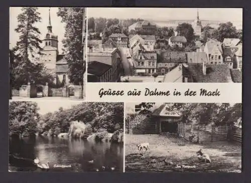 Ansichtskarte Dame Mark Brandenburg Ansichten nach Bischheim Sachsen 02.07.1974