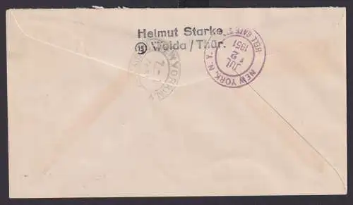 DDR R Brief EF 272 aus Block 7 Debria Briefmarken Austellung