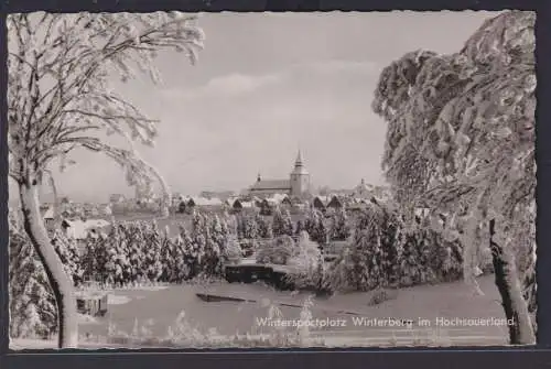 Winterberg Hochsauerland Schneelandschaft Winter NRW nach Gütersloh 16.12.1964